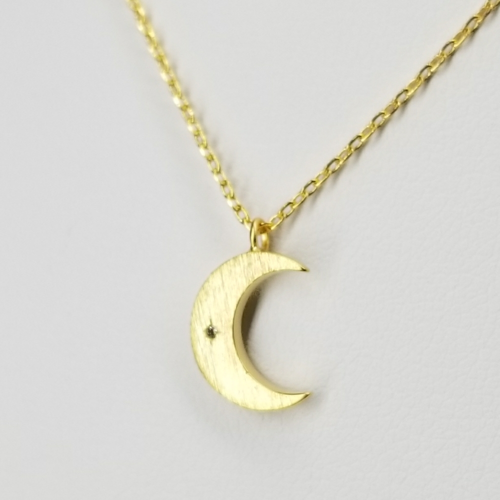 NEW Trending Moon Matte Necklace Chain
